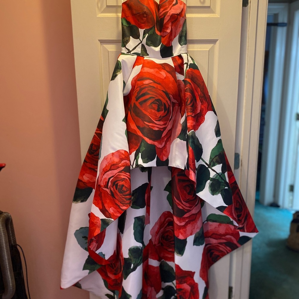 Sherri Hill High Low Prom Dress